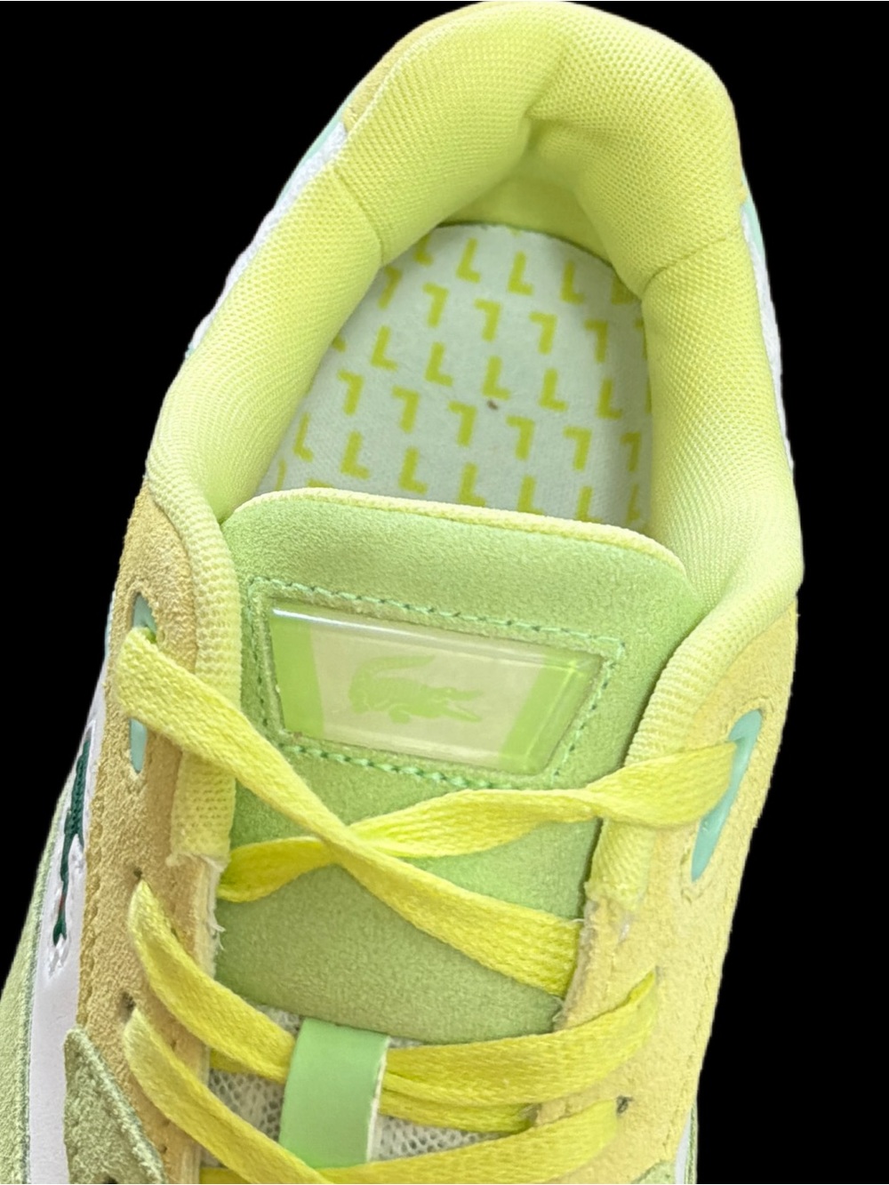 Lacoste STORM 96  Pastel Green & White Sport Sneaker Men’s size 10.5 NWT - Picture 13 of 16